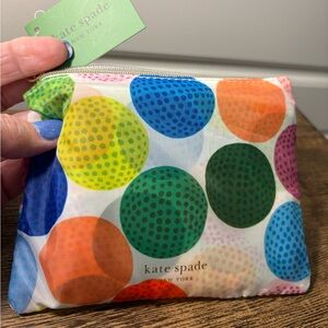 kate spade multi color reusable shopper tote